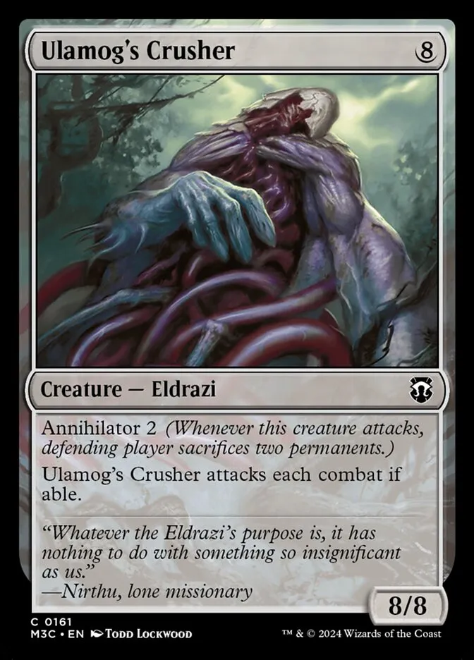 2024 Modern Horizons 3 Commander Ulamog's Crusher #161 common card image