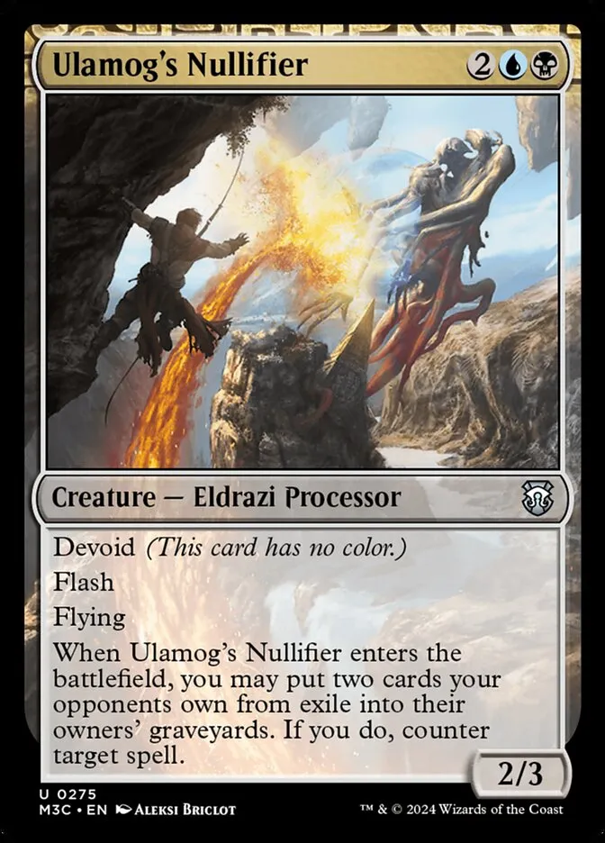 2024 Modern Horizons 3 Commander Ulamog's Nullifier uncommon #275 uncommon card image