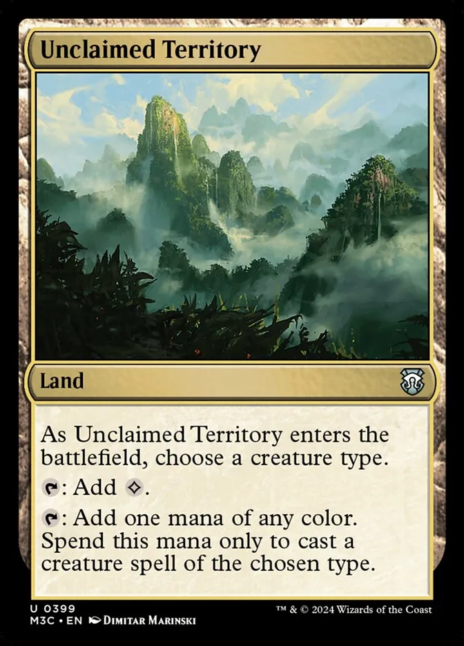 2024 Modern Horizons 3 Commander Unclaimed Territory #399 uncommon card image