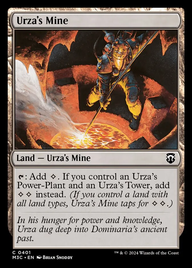2024 Modern Horizons 3 Commander Urza's Mine #401 common card image