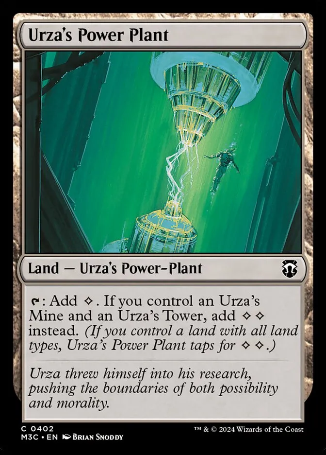 2024 Modern Horizons 3 Commander Urza's Power Plant #402 common card image