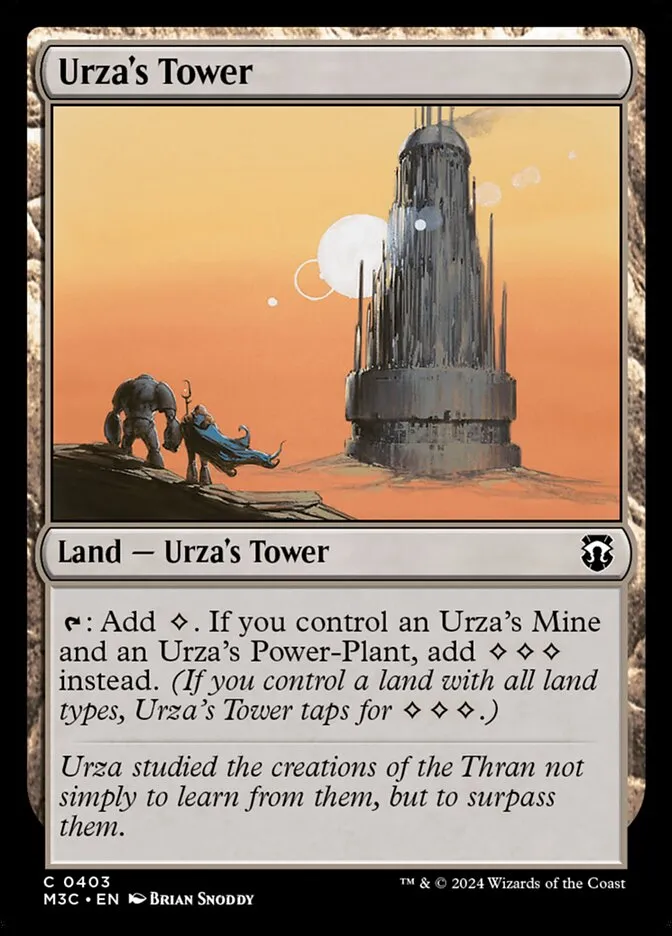 2024 Modern Horizons 3 Commander Urza's Tower common #403 common card image