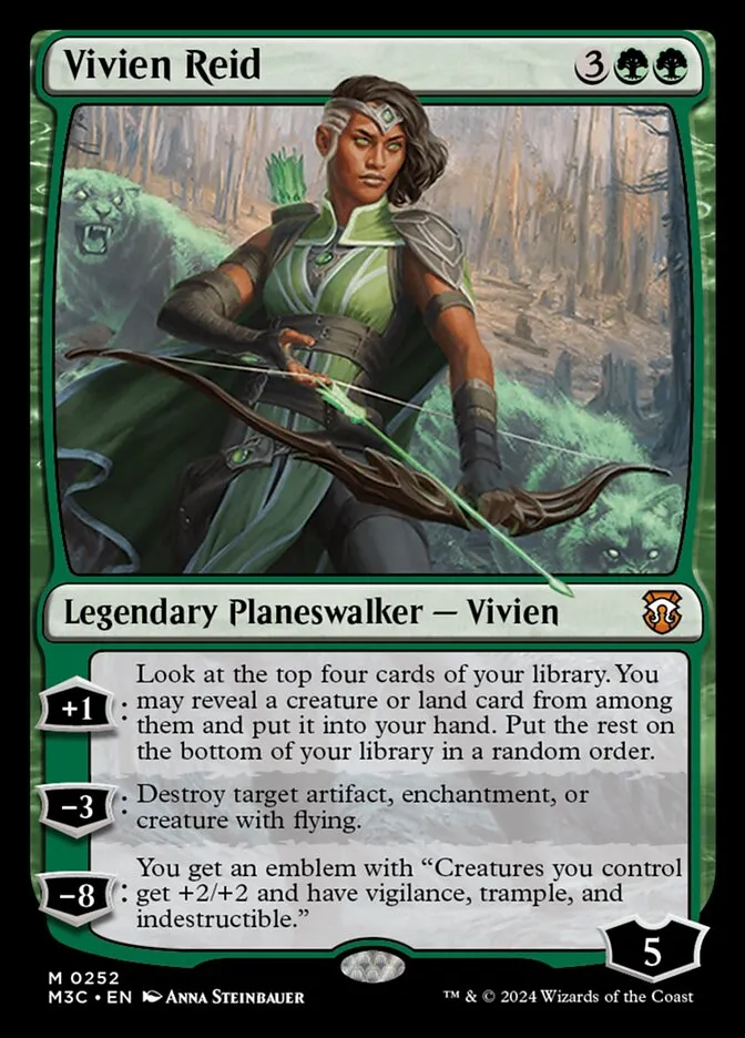 2024 Modern Horizons 3 Commander Vivien Reid #252 mythic card image