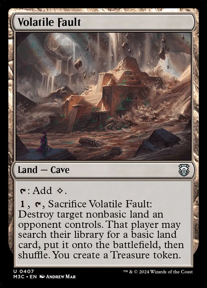 2024 Modern Horizons 3 Commander Volatile Fault #407 uncommon card image