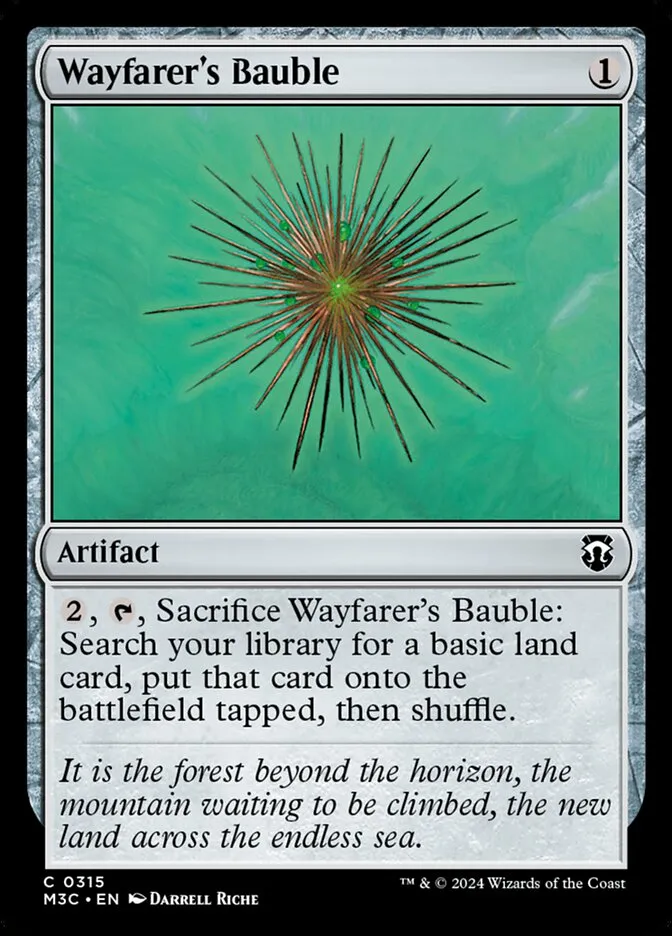 2024 Modern Horizons 3 Commander Wayfarer's Bauble #315 common card image
