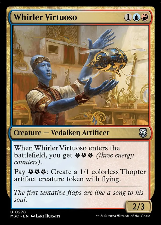 2024 Modern Horizons 3 Commander Whirler Virtuoso #278 uncommon card image
