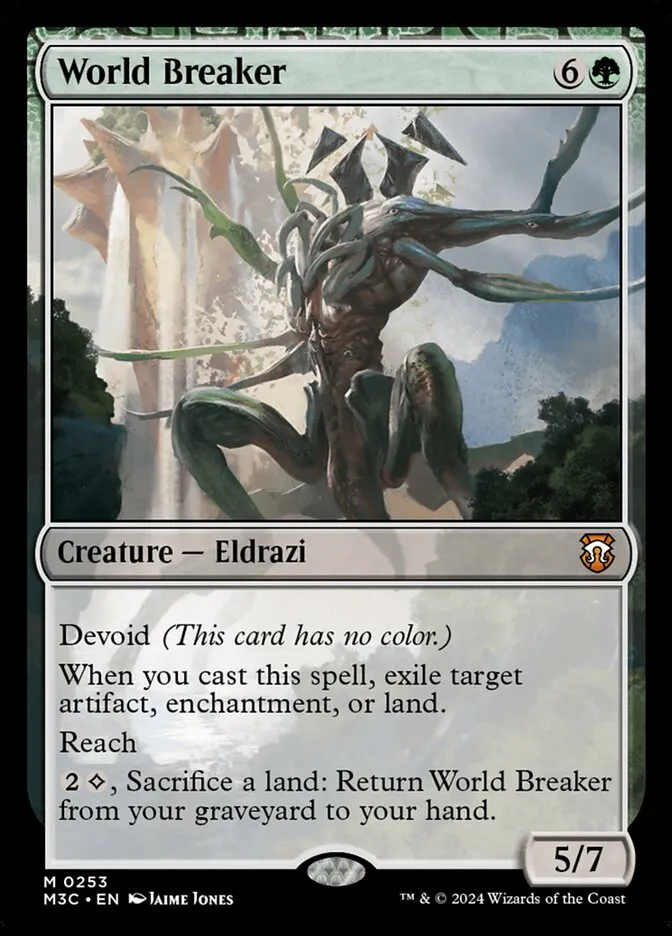 2024 Modern Horizons 3 Commander World Breaker #253 mythic card image