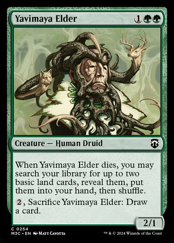 2024 Modern Horizons 3 Commander Yavimaya Elder #254 common card image