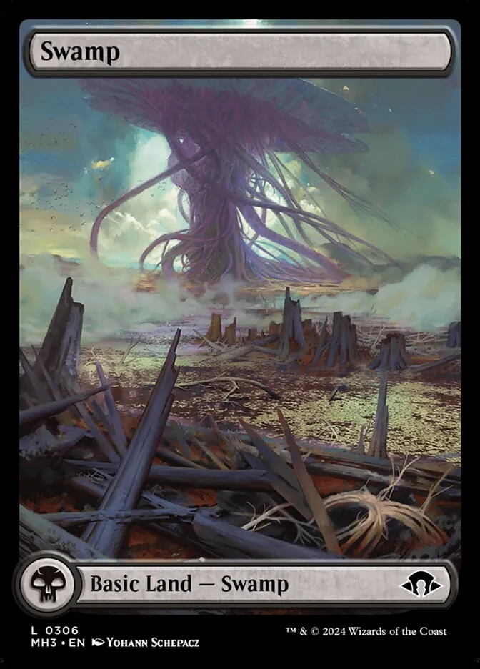 2024 Modern Horizons 3 Swamp #306 common card image