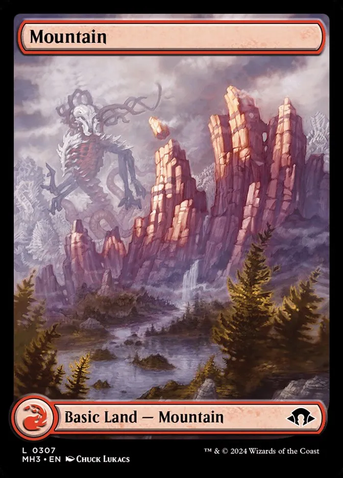 2024 Modern Horizons 3 Mountain common #307 common card image