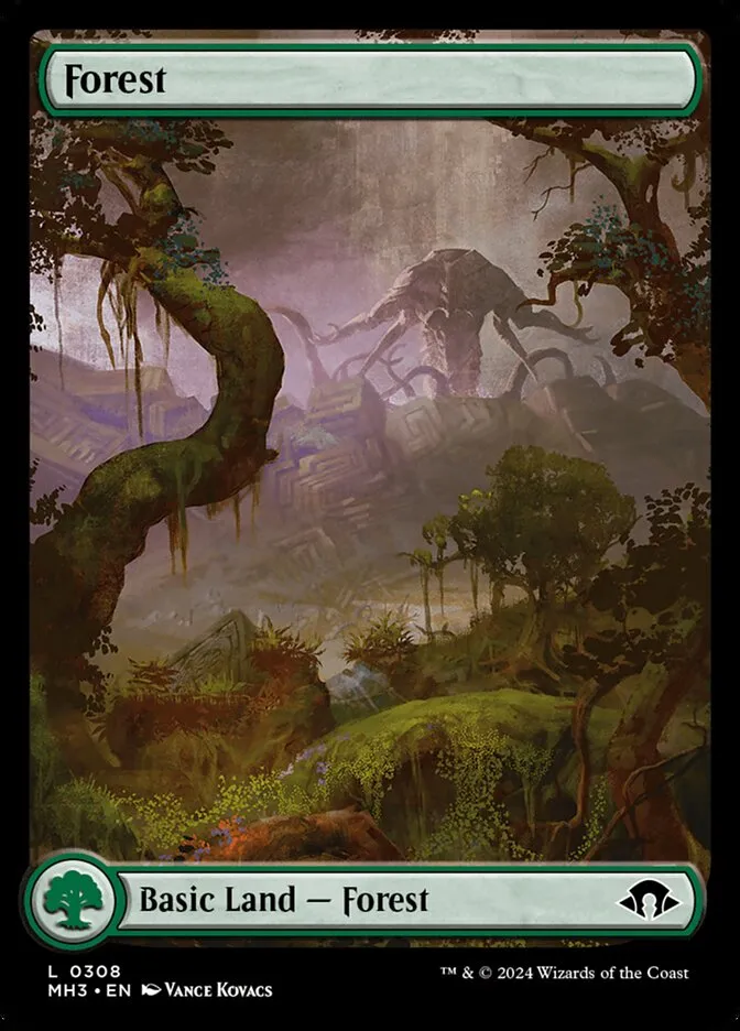2024 Modern Horizons 3 Forest [Foil] common #308 common card image