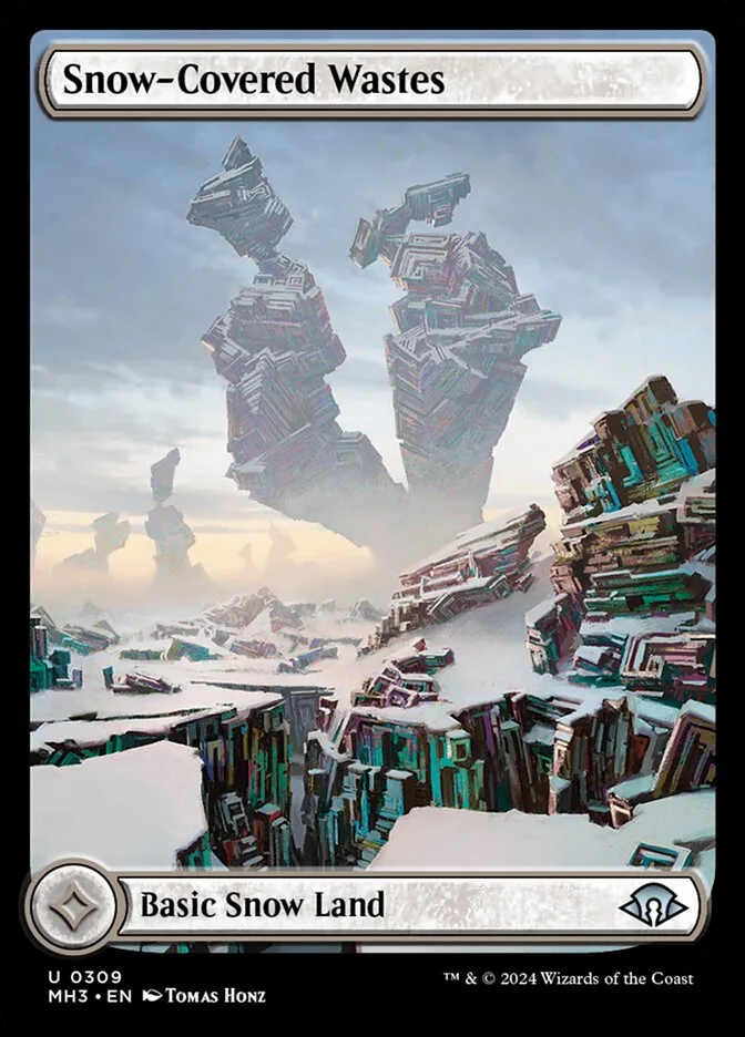 2024 Modern Horizons 3 Snow-Covered Wastes #309 uncommon card image