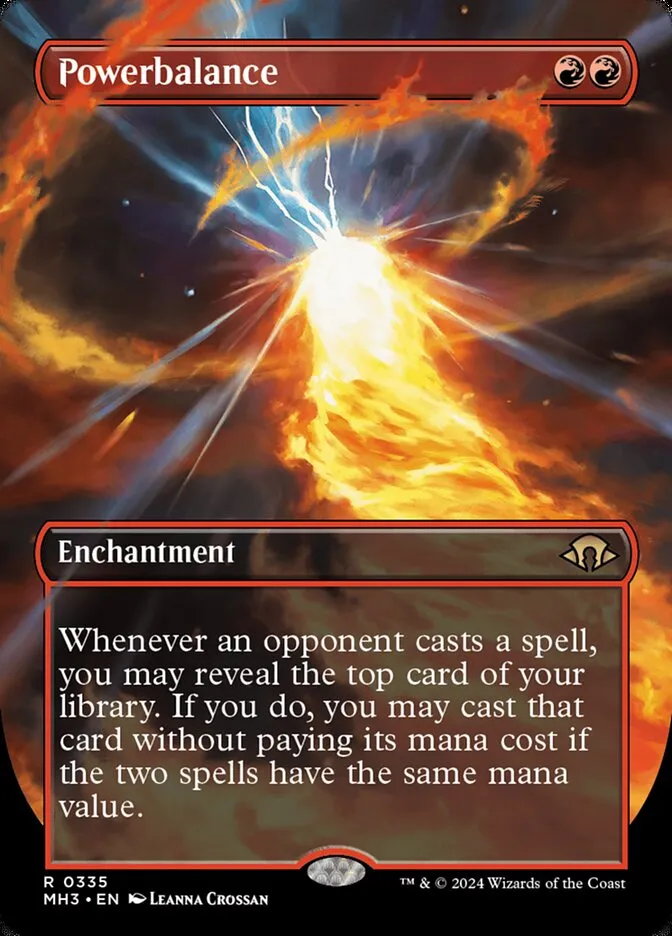 2024 Modern Horizons 3 Powerbalance [Borderless Foil] rare #335 rare card image