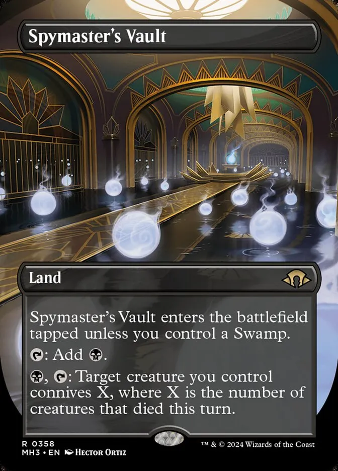 2024 Modern Horizons 3 Spymaster's Vault [Borderless Foil] rare #358 rare card image