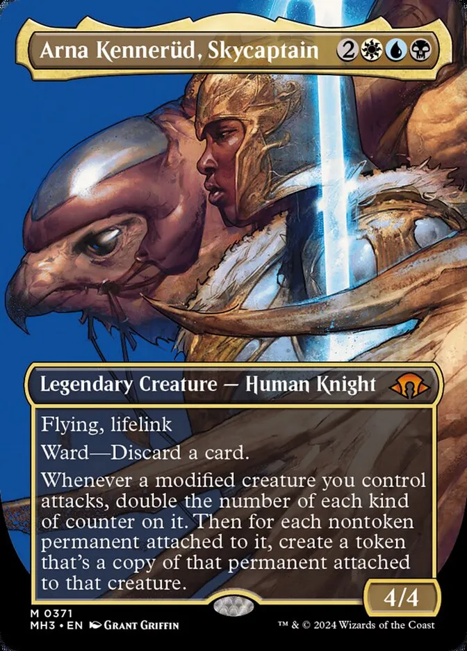 2024 Modern Horizons 3 Arna Kennerüd, Skycaptain #371 mythic card image