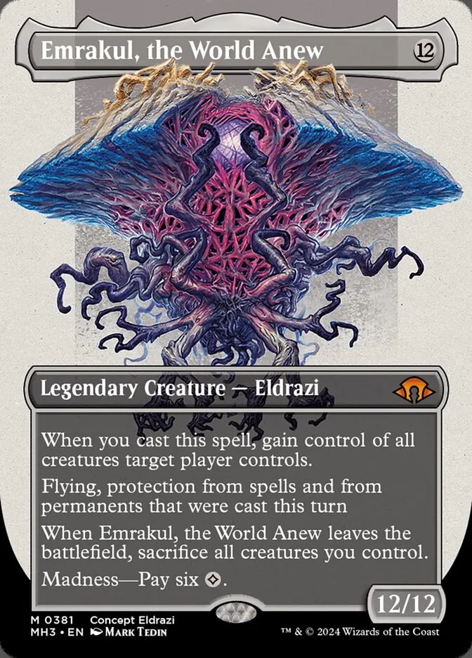 2024 Modern Horizons 3 Emrakul, the World Anew [Serialized] mythic #381 mythic card image