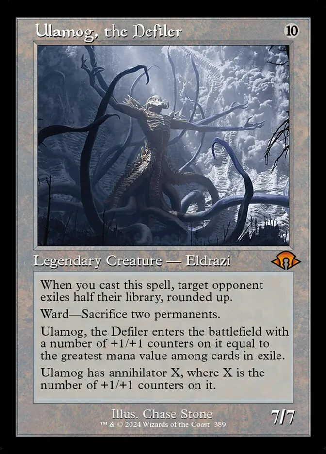 2024 Modern Horizons 3 Ulamog, the Defiler #389 mythic card image