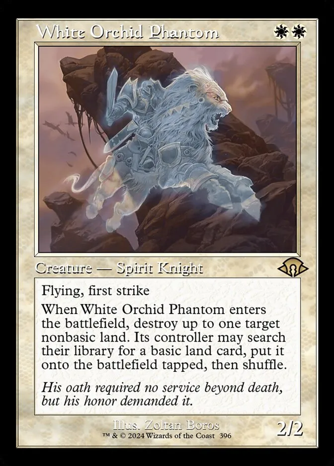 2024 Modern Horizons 3 White Orchid Phantom #396 rare card image