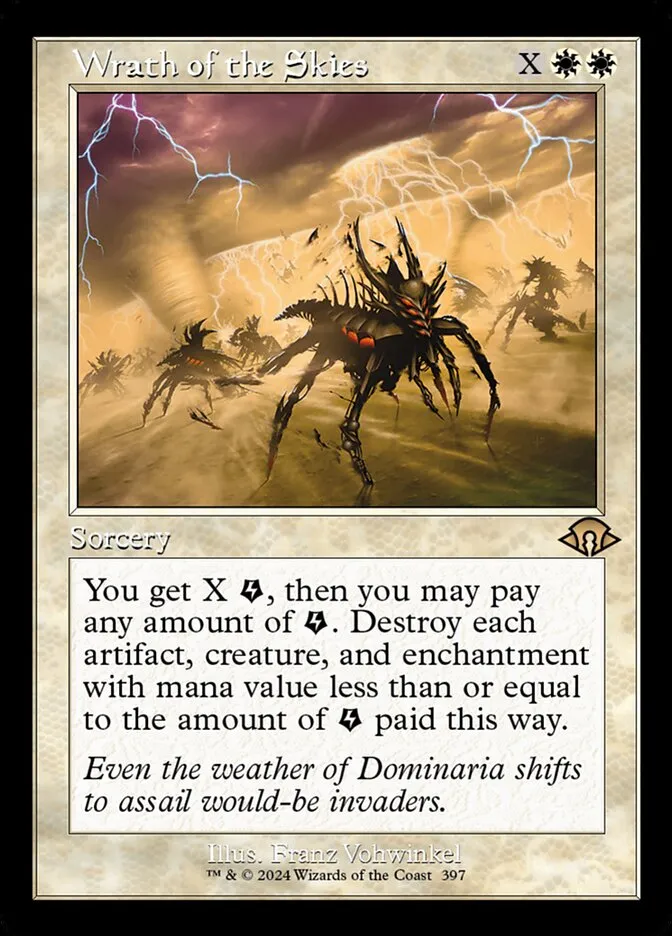 2024 Modern Horizons 3 Wrath of the Skies #397 rare card image