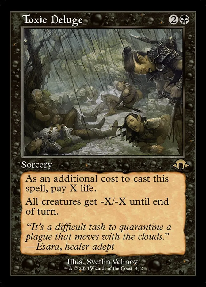 2024 Modern Horizons 3 Toxic Deluge #412 rare card image