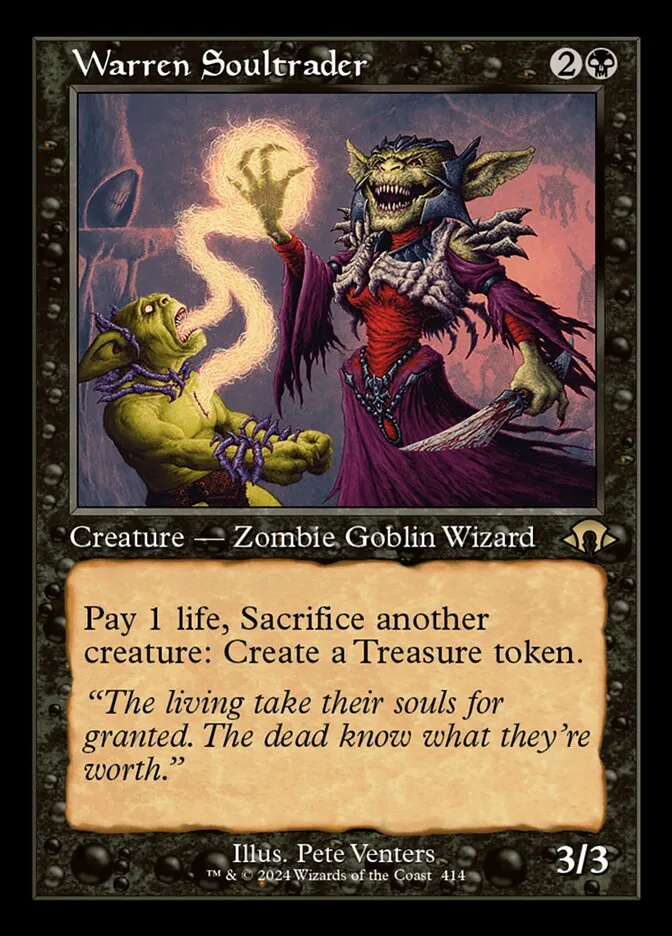 2024 Modern Horizons 3 Warren Soultrader #414 rare card image