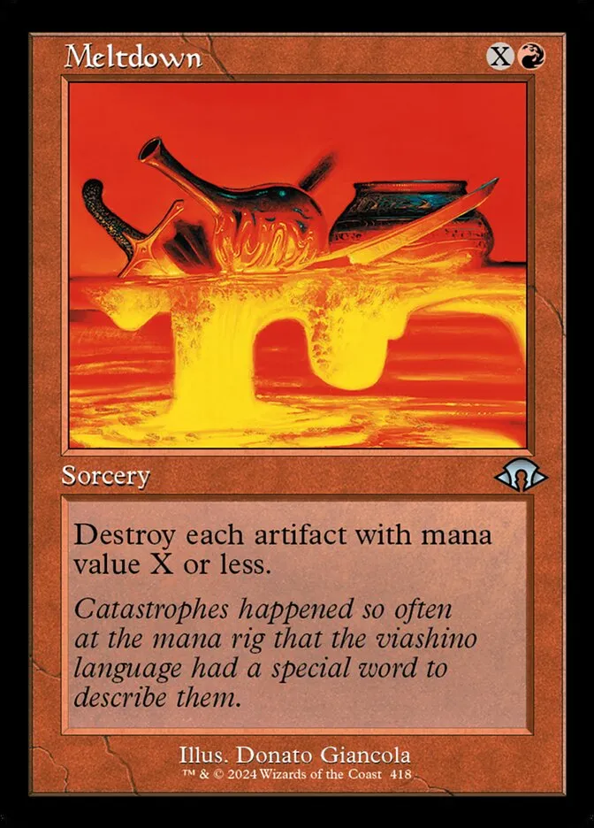 2024 Modern Horizons 3 Meltdown #418 uncommon card image