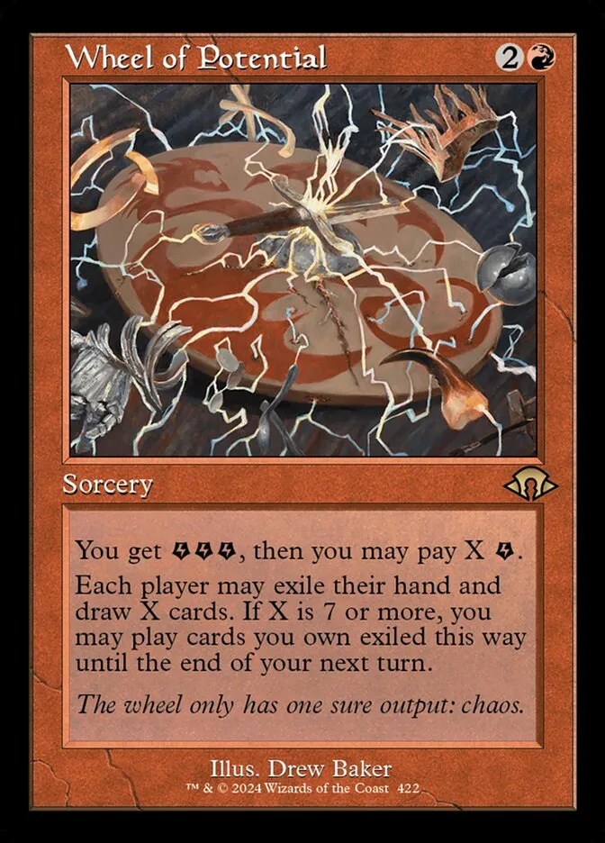 2024 Modern Horizons 3 Wheel of Potential #422 rare card image
