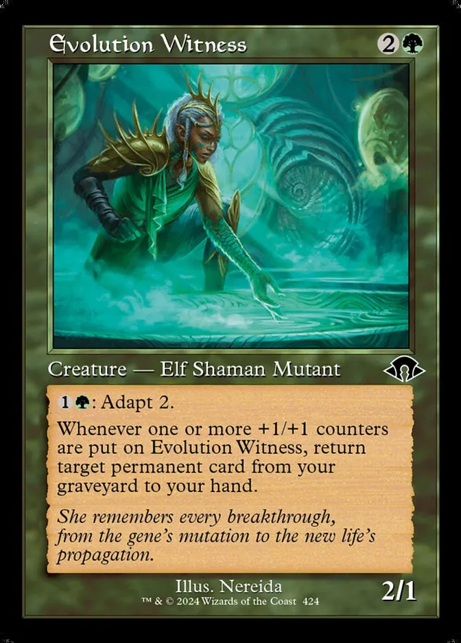 2024 Modern Horizons 3 Evolution Witness common #424 common card image