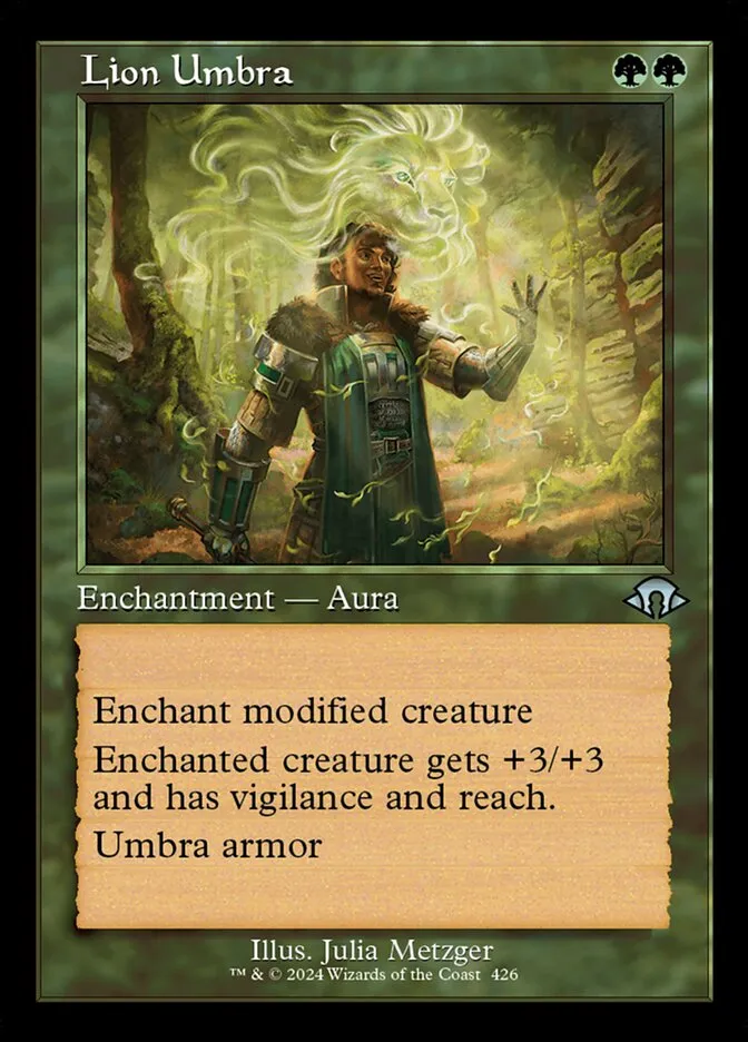 2024 Modern Horizons 3 Lion Umbra #426 uncommon card image