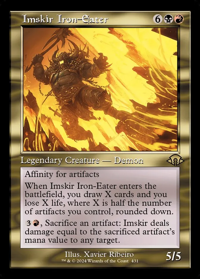 2024 Modern Horizons 3 Imskir Iron-Eater #431 rare card image