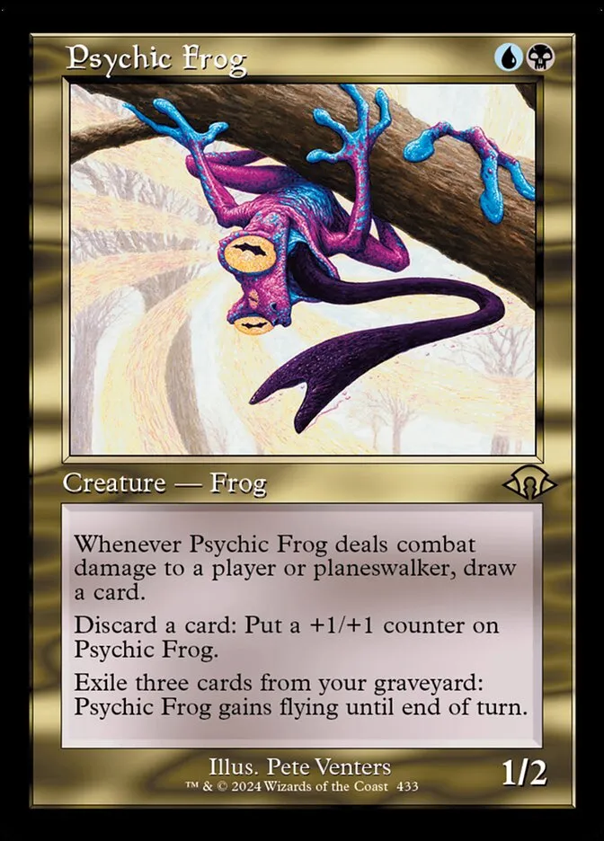 2024 Modern Horizons 3 Psychic Frog #433 rare card image