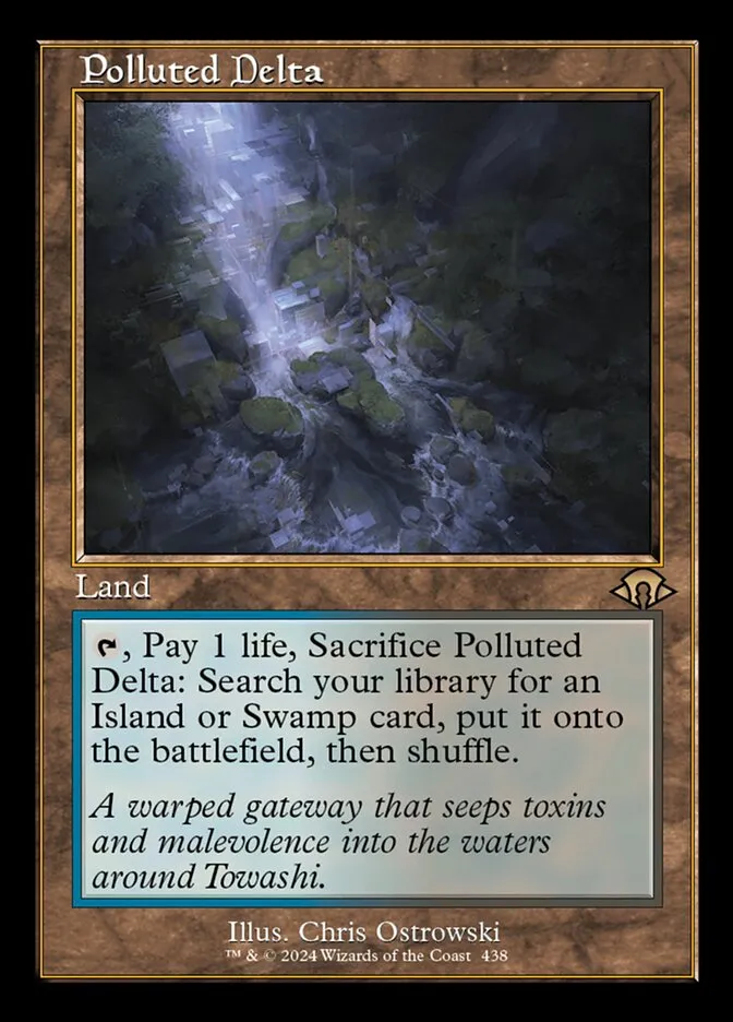 2024 Modern Horizons 3 Polluted Delta #438 rare card image