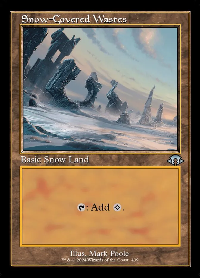 2024 Modern Horizons 3 Snow-Covered Wastes #439 uncommon card image