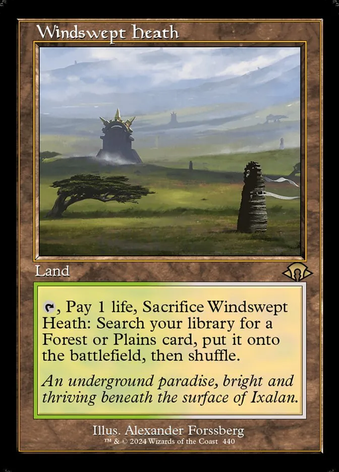 2024 Modern Horizons 3 Windswept Heath #440 rare card image
