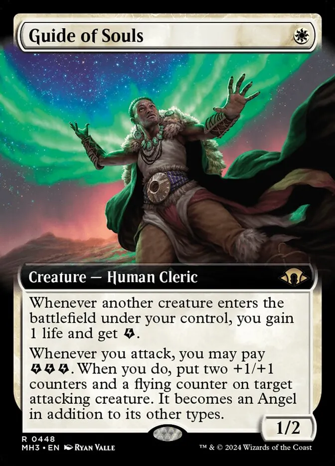 2024 Modern Horizons 3 Guide of Souls #448 rare card image