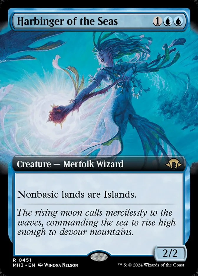 2024 Modern Horizons 3 Harbinger of the Seas #451 rare card image