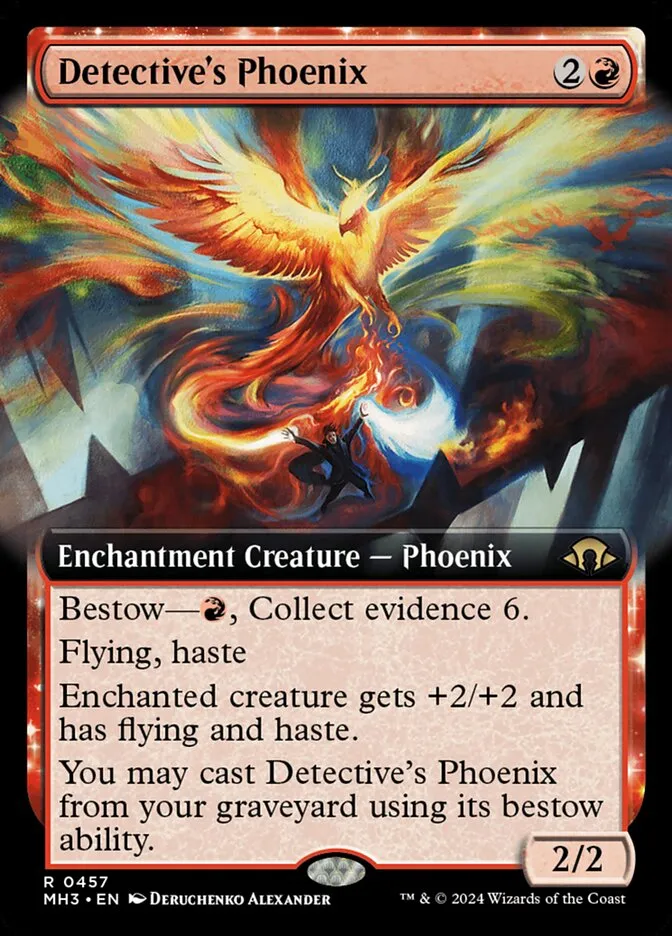 2024 Modern Horizons 3 Detective's Phoenix #457 rare card image