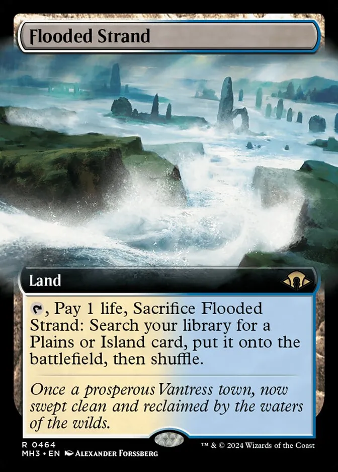 2024 Modern Horizons 3 Flooded Strand #464 rare card image