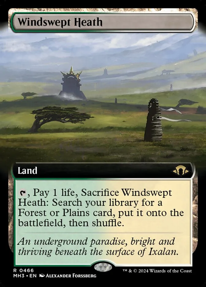 2024 Modern Horizons 3 Windswept Heath #466 rare card image