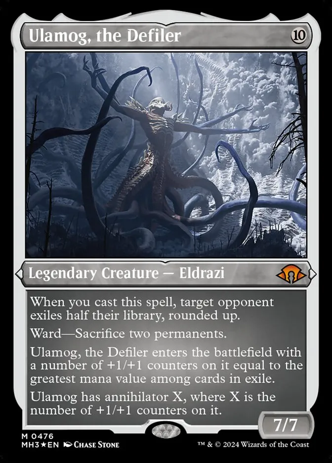 2024 Modern Horizons 3 Ulamog, the Defiler #476 mythic card image