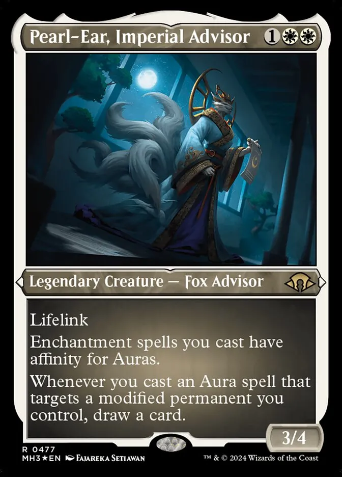 2024 Modern Horizons 3 Pearl-Ear, Imperial Advisor #477 rare card image