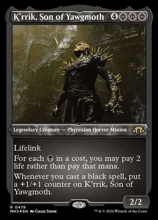 2024 Modern Horizons 3 K'rrik, Son of Yawgmoth #479 rare card image