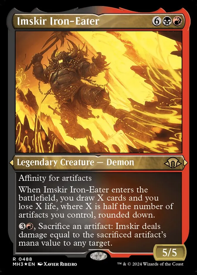 2024 Modern Horizons 3 Imskir Iron-Eater rare #488 rare card image