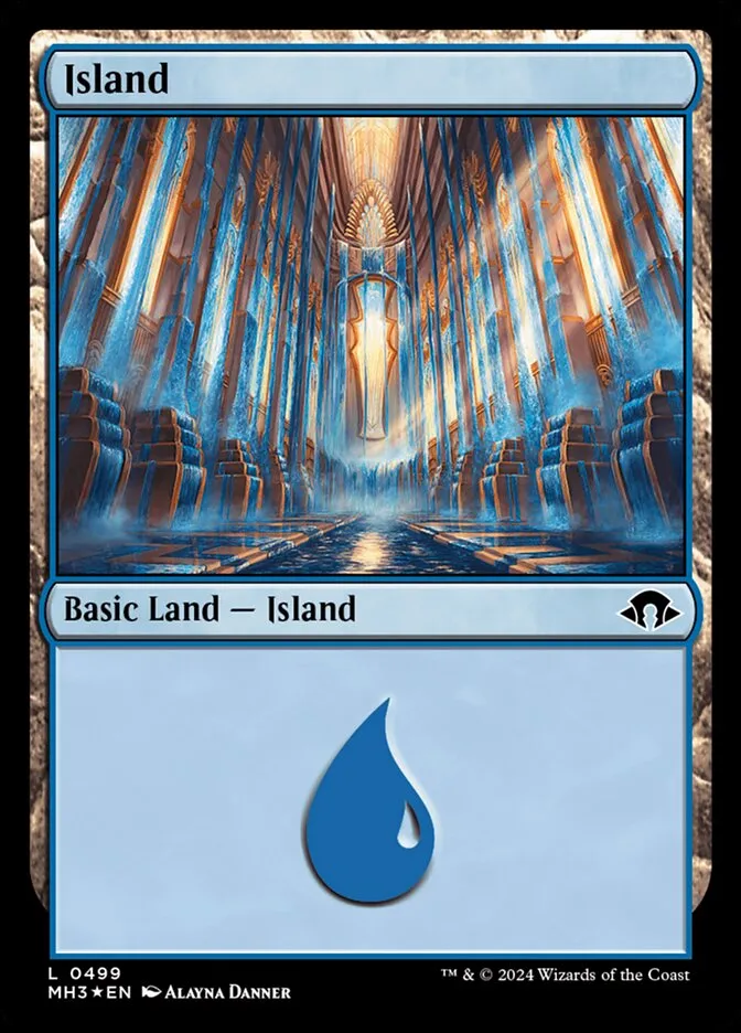 2024 Modern Horizons 3 Island #499 common card image