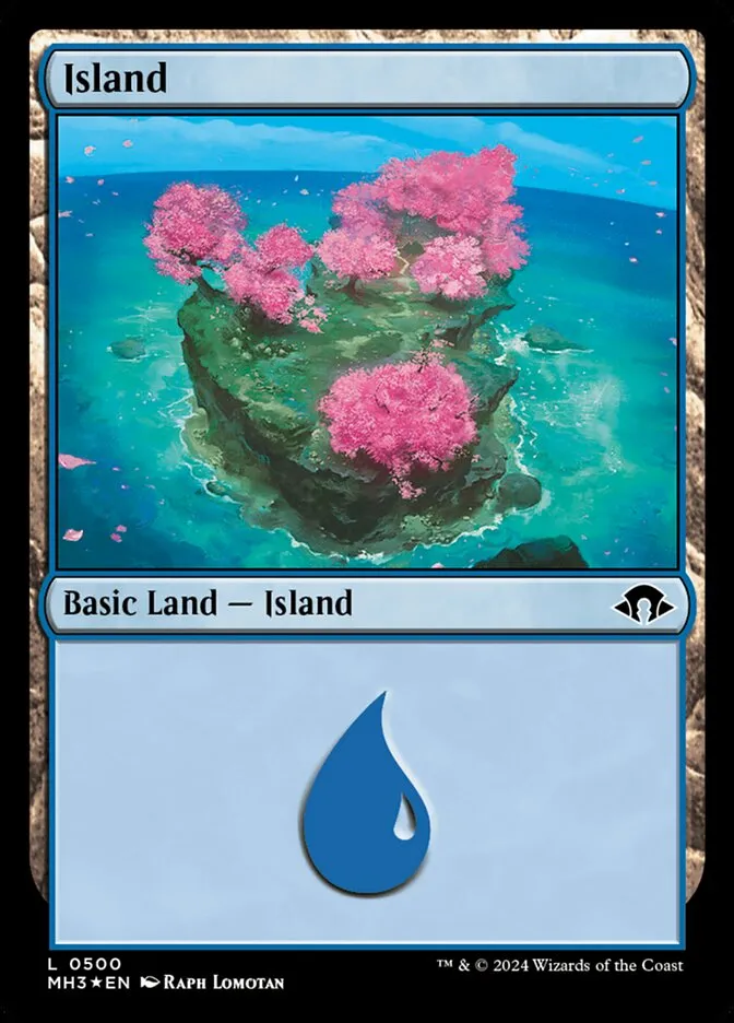 2024 Modern Horizons 3 Island #500 common card image