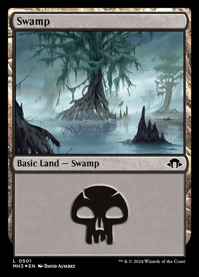 2024 Modern Horizons 3 Swamp common #501 common card image