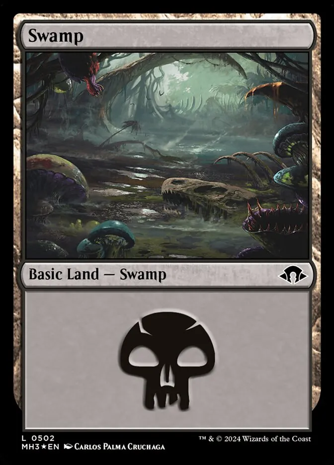 2024 Modern Horizons 3 Swamp common #502 common card image