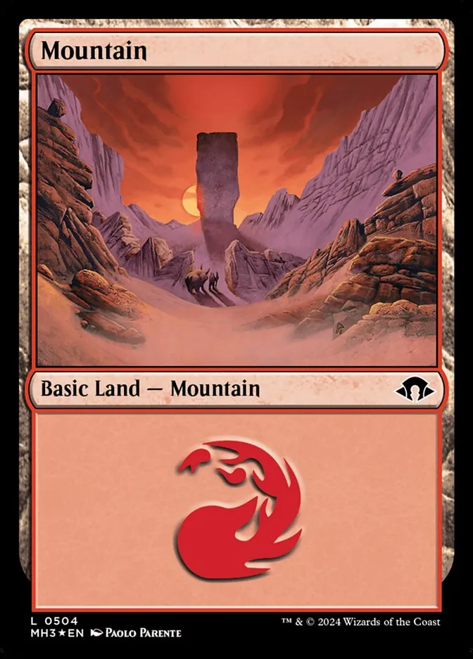 2024 Modern Horizons 3 Mountain common #504 common card image