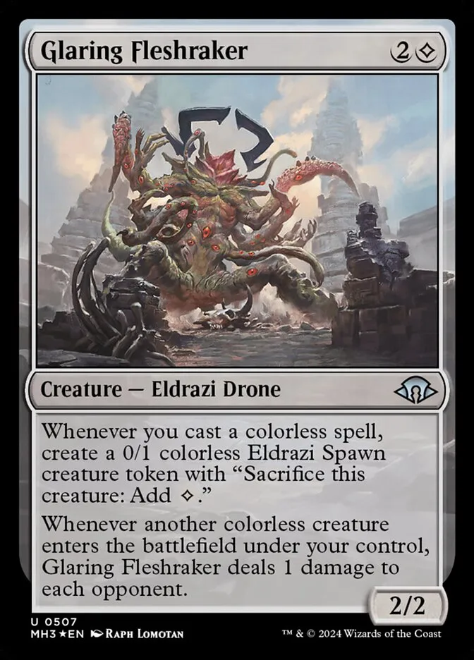 2024 Modern Horizons 3 Glaring Fleshraker #507 uncommon card image
