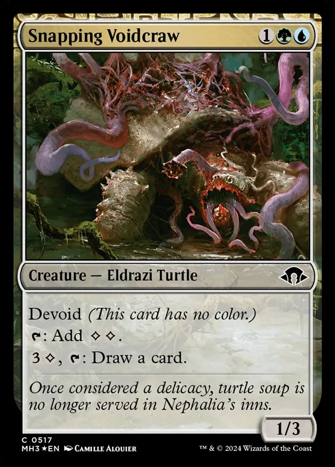 2024 Modern Horizons 3 Snapping Voidcraw common #517 common card image